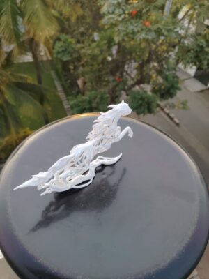 Elegant 3D Horse Decorative Showpiece