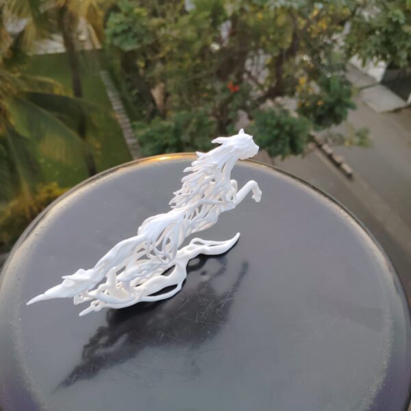 Elegant 3D Horse Decorative Showpiece