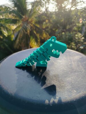 Flexi Dino Keychain Toy