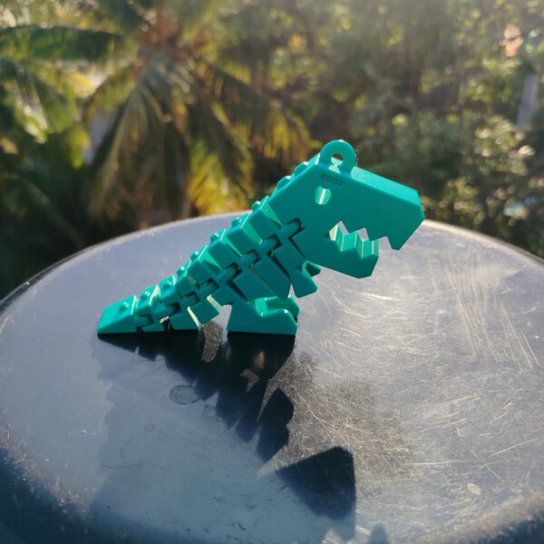 Flexi Dino Keychain Toy
