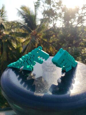 Flexi Dino Keychain Toy