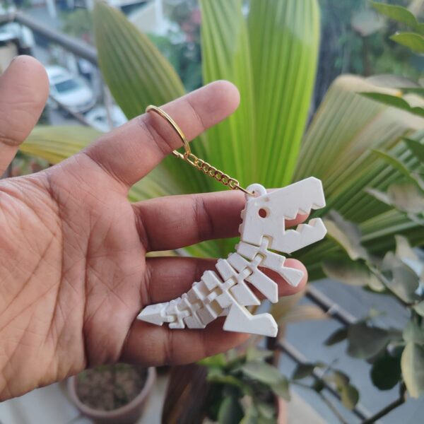 Flexi Dino Keychain
