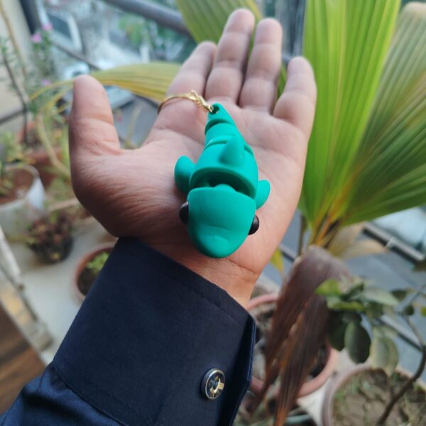 Flexi Shark Keychain