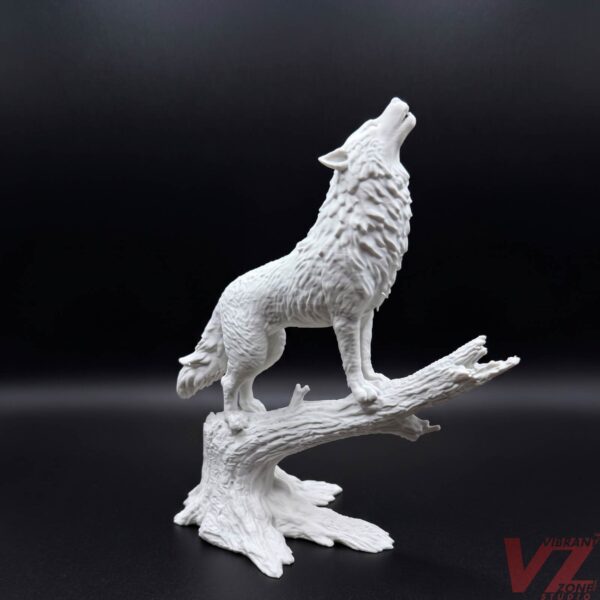 WolfCry – 3D Printed Wolf Statue