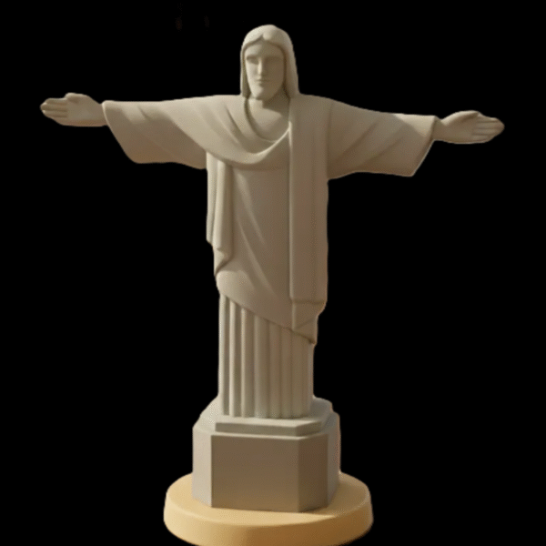 3D Printed Christ the Redeemer Monument