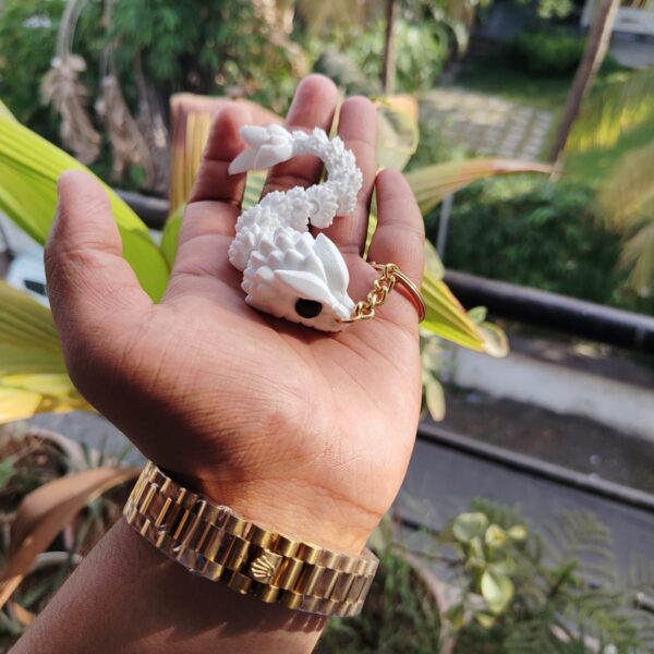 Flexi Snake Dragon Keychain